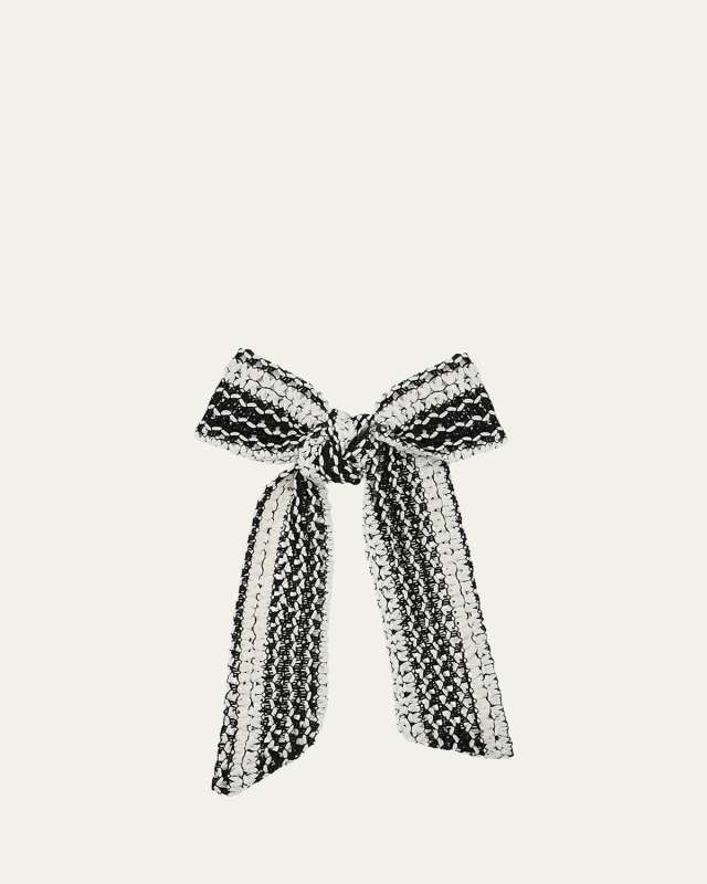 Liz Textured Bow Barrette